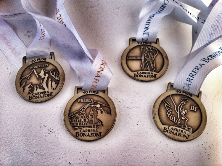 medallas carrera bonafont 2013