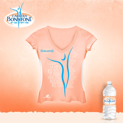 Esta es la playera que portaremos 50,000 mujeres :D